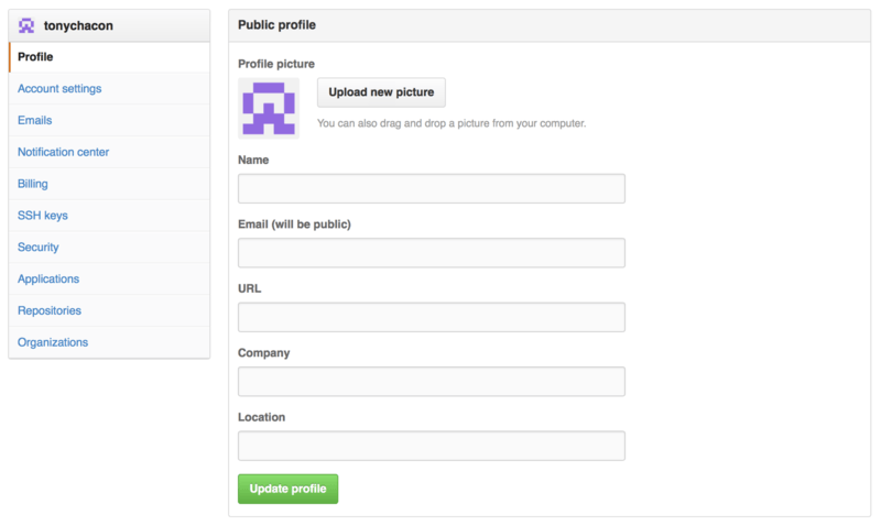 إعدادات معلومات الحساب